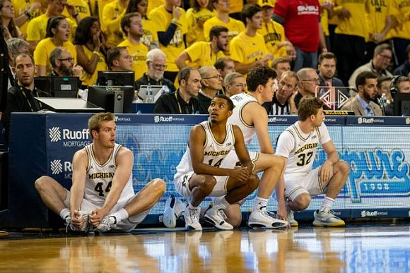 Jaron Faulds (44), Rico Ozuna-Harrison (14), C.J. Baird (24), and Luke Wilson (32)
