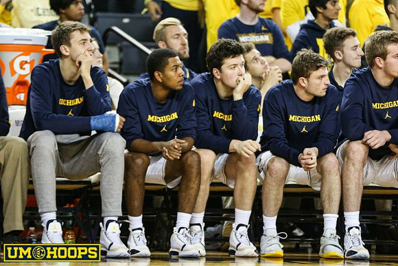Cole Bajema (22), Rico Ozuna-Harrison (14), C.J. Baird (24), Luke Wilson (32), and Jaron Faulds (44)