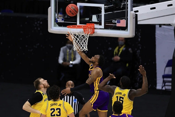 Austin Davis (51), Brandon Johns Jr. (23), and Chaundee Brown Jr. (15)