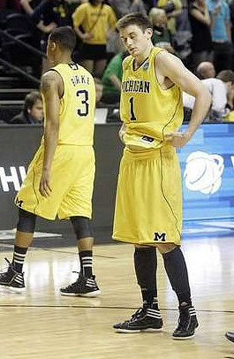 Trey Burke (3) and Stu Douglass (1)
