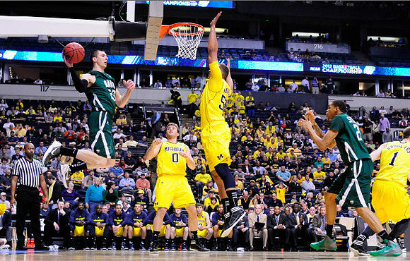 Zack Novak (0), Jordan Morgan (52), and Stu Douglass (1)