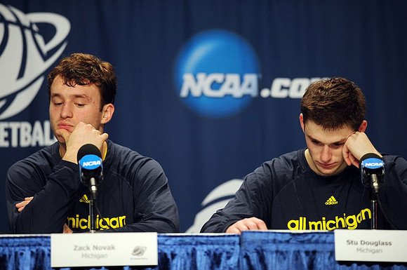 Zack Novak (0) and Stu Douglass (1)