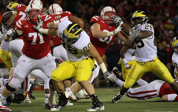 Craig Roh (88) and Kenny Demens (25)