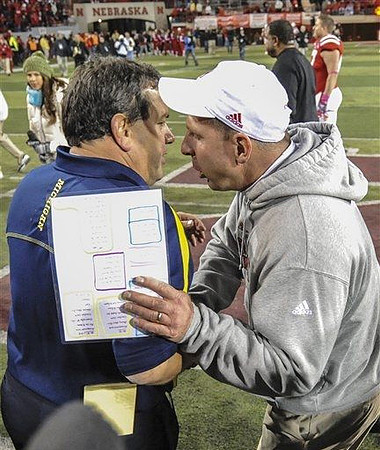 Brady Hoke and Bo Pelini