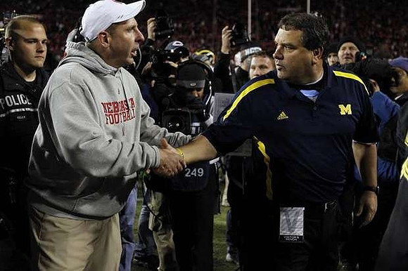 Bo Pelini and Brady Hoke