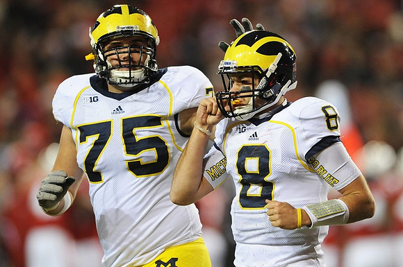Michael Schofield (75) and Russell Bellomy (8)