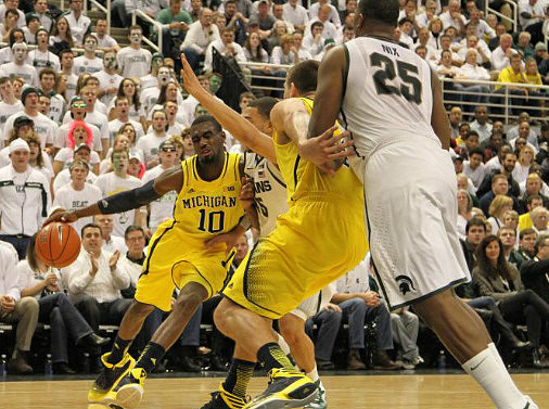Tim Hardaway Jr. (10) and Mitch McGary (4)