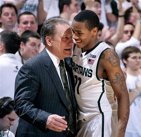 Michigan State Head Coach Tom Izzo