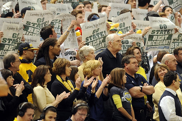 Lloyd Carr, Brady Hoke, and Greg Mattison
