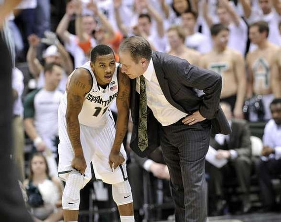 Michigan State Head Coach Tom Izzo