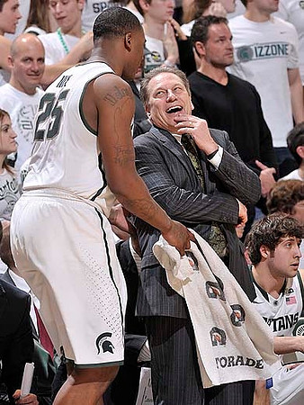 Michigan State Head Coach Tom Izzo