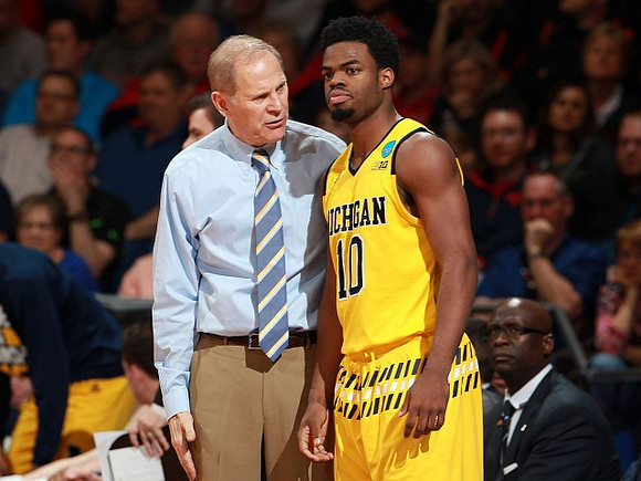 John Beilein and Derrick Walton Jr. (10)