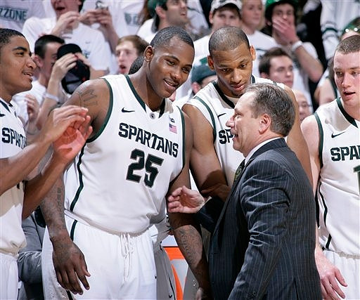 Michigan State Head Coach Tom Izzo