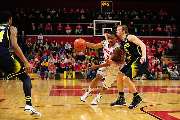 Aubrey Dawkins (24) and Spike Albrecht (2)