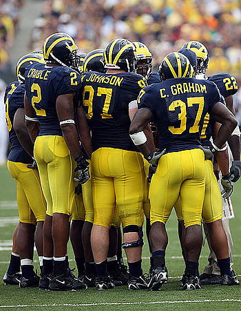 Shawn Crable, Will Johnson, Chris Graham, and Jamar Adams