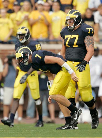 Chad Henne, Jake Long, and Adrian Arrington