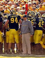 Lloyd Carr, Pat Massey, Gabe Watson, and David Harris