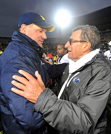 Rich Rodriguez and Joe Paterno