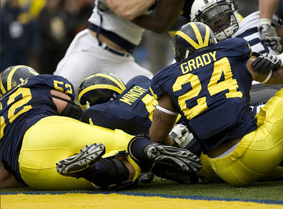 Stephen Schilling (52), Brandon Minor (4), and Kevin Grady (24)