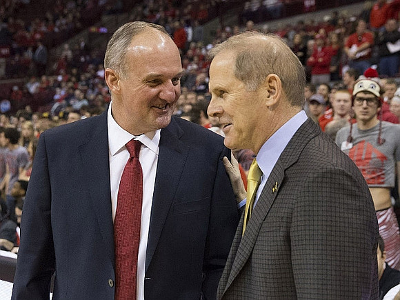 Ohio State Head Coach Thad Matta and John Beilein