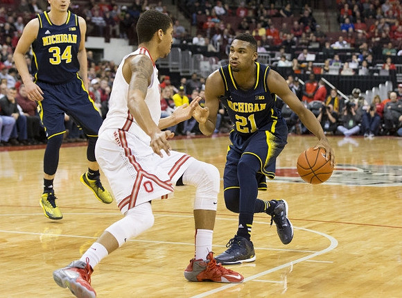 Mark Donnal (34) and Zak Irvin (21)