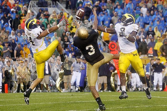 Morgan Trent (14) and Stevie Brown (3)