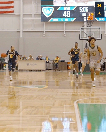 DeVante' Jones (12) and Moussa Diabate (14)