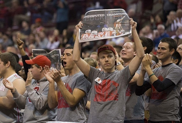 Ohio State Fans Following National Championship in Football