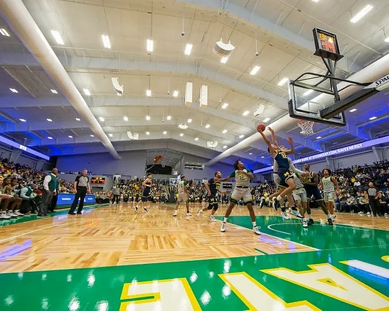 Brandon Johns Jr. (23), DeVante' Jones (12), Caleb Houstan (22), and Moussa Diabate (14)