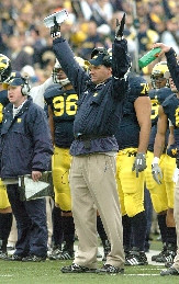 Rich Rodriguez, Mike Therman (96), and John Ferrara (74)