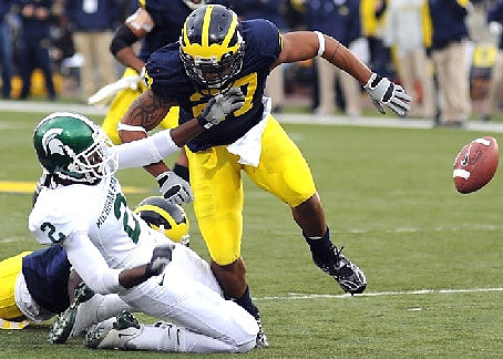 Obi Ezeh (45), Brandon Harrison (27), and Stevie Brown (3)