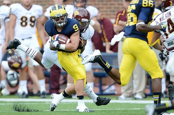 Drew Dileo (9) and Jehu Chesson (86)
