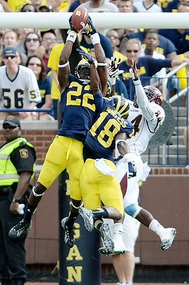 Jarrod Wilson (22) and Blake Countess (18)