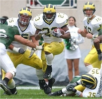Chris Perry (23), John Navarre (16), David Baas (75), and Brian Thompson (35)