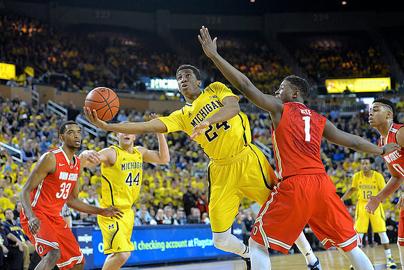 Max Bielfeldt (44), Aubrey Dawkins (24), and Muhammad-Ali Abdur-Rahkman (12)