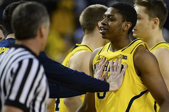 Max Bielfeldt (44), Kameron Chatman (3), and Mark Donnal (34)