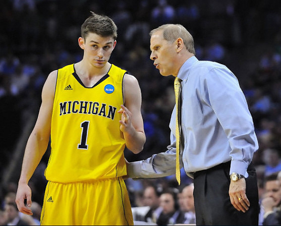 Stu Douglass (1) and John Beilein
