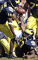 Chris Perry (23) and Ronald Bellamy (19)
