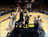 Darius Morris (4), Jordan Morgan (52), Tim Hardaway Jr. (10), and Stu Douglass (1)