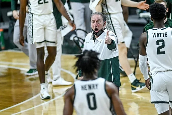 Michigan State Head Coach Tom Izzo