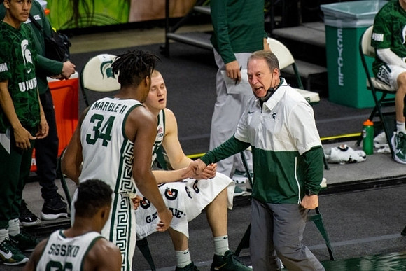 Michigan State Head Coach Tom Izzo