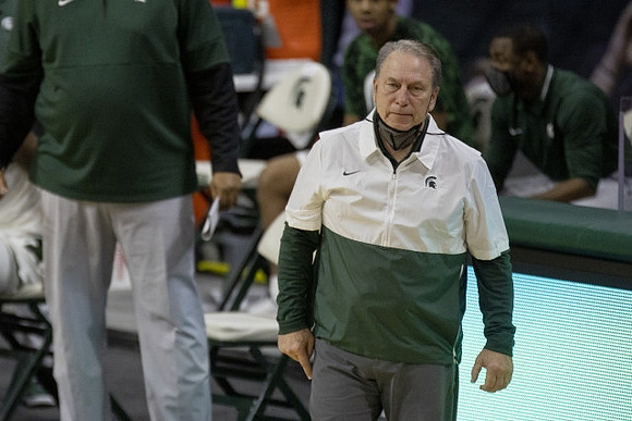 Michigan State Head Coach Tom Izzo