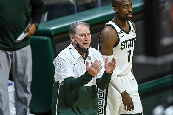 Michigan State Head Coach Tom Izzo