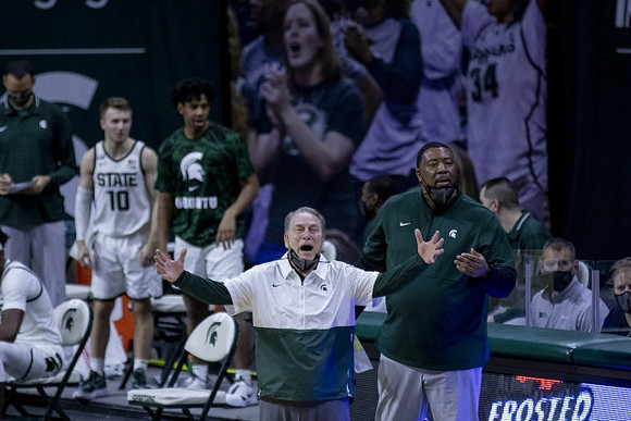 Michigan State Head Coach Tom Izzo