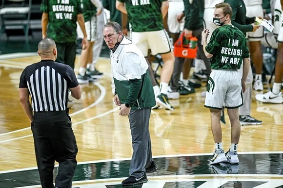 Michigan State Head Coach Tom Izzo