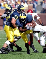 Chris Perry (23) and David Baas (75)