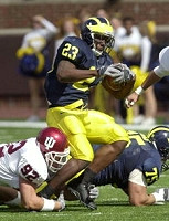 Chris Perry (23) and David Baas (75)