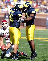 Jeremy LeSueur (21) and Scott McClintock (36)