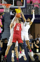 Jon Teske (15) and Isaiah Livers (2)