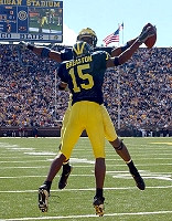 Steve Breaston (15) and Braylon Edwards (1)